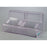 Poltex - Benchtop Double Storage Bin Clear PETG 7 X 7 X 14 Inch - DOUBBIN77