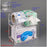 Poltex - Glove Holder Organizer Without Mounting 2-Box Capacity Clear 10 W X 3-3/4 D X 5-3/4 H Inch Acrylic - GBKIMTRIO