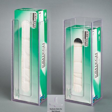 Poltex - Wipe Dispenser Clear PETG Manual 1 Box Wall Mount - LGLAB-W