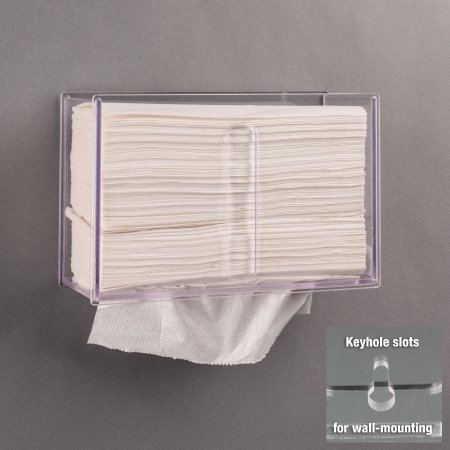 Poltex - Paper Towel Dispenser Clear PETG Wall Mount - PAPRTWL-W
