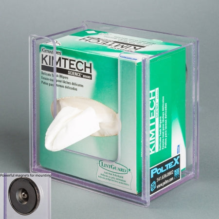 Poltex - Wipe Dispenser Clear PETG Manual 1 Box Magnet Mount - SMLAB-M