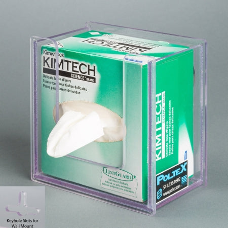 Poltex - Wipe Dispenser Clear PETG Manual 1 Box Wall Mount - SMLAB-W