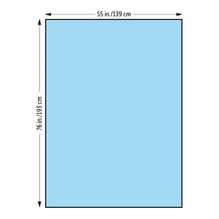 O&M Halyard - General Purpose Drape Large Drape 55 W X 76 L Inch Sterile - 47620