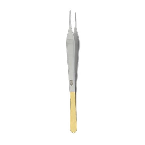 Miltex-Integra Forcep Dressing Adson 6" Cross Serrated Tungsten Carbide Ea - 6-129TC