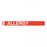 Precision Dynamics Corp. Wristband Identification Short Stay Tyvek Red Allergy Alert 1000/Box - 3050-16-PDR