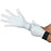 MICROFLEX ApexPro LC100 - Exam Glove Large NonSterile Nitrile Extended Cuff Length Fully Textured White / Black Chemo Tested - AP12-3