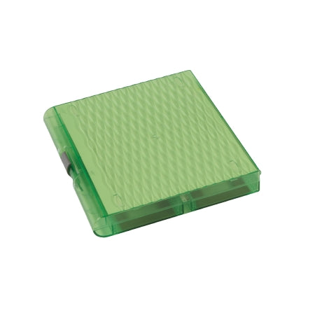 Premium Plus - Slide Storage Box 1-1/3 X 7-3/4 X 8-1/5 Inch Green ABS / Polypropylene 100 Slide Capacity - Heathrow Scientific - 120578