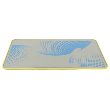 Heathrow Scientific Lab Mat Yellow / Gray / Blue, Reusable, Reversible, 1 X 14 X 23-1/2 Inch For Helping To Keep Benchtops Clean And Safe From Stains, Spills And Wear - 120506