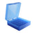 Heathrow Scientific - Cryo Storage Box 2-1/5 X 5-3/5 X 6 Inch Blue Polypropylene 100 Tube Capacity - 120201