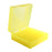 Heathrow Scientific - Cryo Storage Box 2-1/5 X 5-3/5 X 6 Inch Yellow Polypropylene 100 Tube Capacity - 120203
