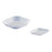 Heathrow Scientific - Weighing Dish Diamond Shape / Flat Bottom White Polystyrene - HS1425B