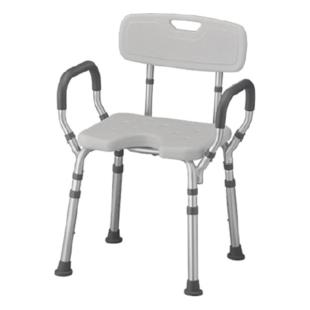 Nova Ortho-Med Seat, Bath W/Arms & U-Shape Cutout 300Lb - 9037