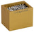 Sheldon Manufacturing Single Bead Block Lab Armor Gold, 3 X 3 X 3-4/5 Inch Exterior, 2-1/2 X 2-1/2 X 3-1/5 Inch Interior Dimensions, 0.25 Liter Beads For Use With Any Standard Commercially Available Dry Bath - 52100-GLD