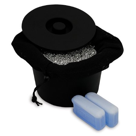 Sheldon Manufacturing Chill Bucket With Beads Lab Armor Chill Bucket, 2 Chill Packs, Bead Bag, 2 Liter Beads For Ice Free Cooling - 67200-001