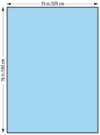 O&M Halyard General Purpose Drape Large Drape 55 W X 76 L Inch Sterile - 47626
