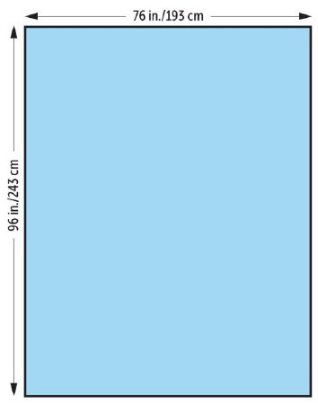 O&M Halyard General Purpose Drape X-Large Drape 76 W X 96 L Inch Sterile - 47630
