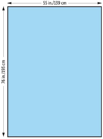 O&M Halyard - General Purpose Drape Large Drape 55 W X 76 L Inch NonSterile - 47627NS