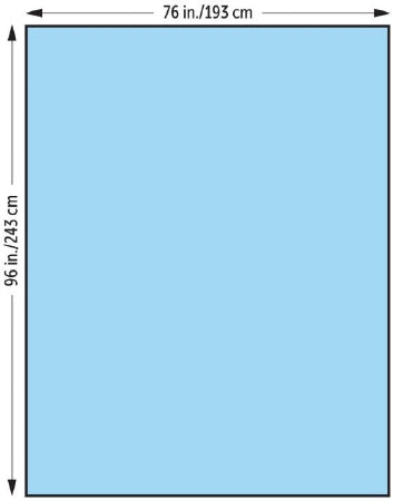 O&M Halyard General Purpose Drape X-Large Drape 76 W X 96 L Inch Nonsterile - 47631NS