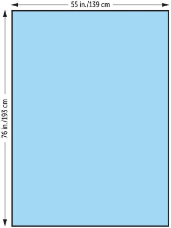 O&M Halyard General Purpose Drape Large Drape 55 W X 76 L Inch Nonsterile - 47621NS