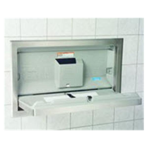 Koala kare Products Station Baby Changing Koala Kare 3/4X35-1/2X20-1/2" Stainless Steel Gray Each - KB110-SSRE