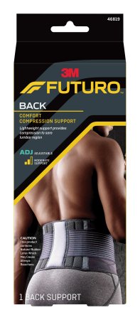 3M Back Support, Lower Deluxe Adj32"-48" (12/Cs) - 46819ENR