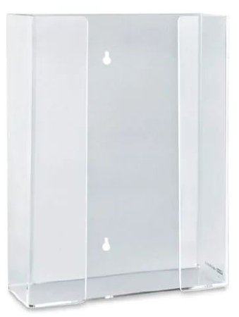 Uline Glove Box Dispenser Wall Mounted 3-Box Capacity Clear 11 X 4 X 10 Inch Acrylic - H-1648