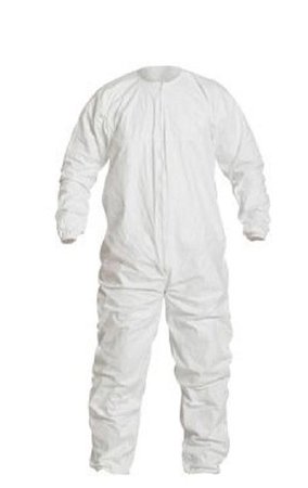 Dupont Tyvek IsoClean - Cleanroom Coverall DuPont Tyvek IsoClean 2X-Large White Disposable Sterile - IC253BWH2X00250S