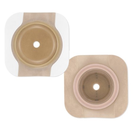 New Image CeraPlus - Ostomy Barrier Precut, Extended Wear Adhesive Tape Borders 57 mm Flange Red Code System 1-1/4 Inch Opening - 11906