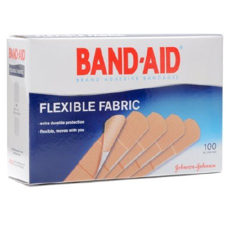 Band-Aid - Adhesive Strip 3/4 X 3 Inch Fabric Rectangle Tan Sterile - 10381370044342