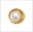 Medisystem Stud, Earpiercing Gold Plated Wht Pearl Mini - 2053PM
