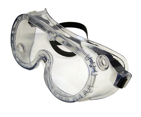 MCR Safety / Crews - Safety Goggles Fit Over Anti-scratch Coating Clear Tint Polycarbonate Lens Clear Frame Elastic Strap One Size Fits Most - 2237R