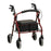 Nova Ortho-Med 4 Wheel Rollator Zoom 20 Red Aluminum Frame - 4220RD