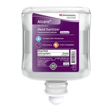 Alcare Enhanced - Hand Sanitizer 33.8 oz. Ethyl Alcohol Foaming Dispenser Refill Bottle - 107281