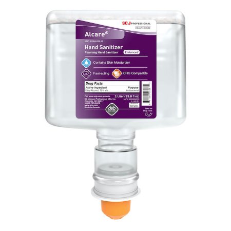 Alcare Enhanced - Hand Sanitizer 33.8 oz. Ethyl Alcohol Foaming Dispenser Refill Bottle - 107231