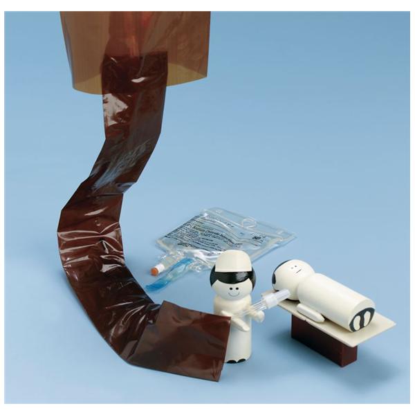 Health Care Logistics Cover Iv Tube 72X2-1/2" Amber 10/Pk - 7617