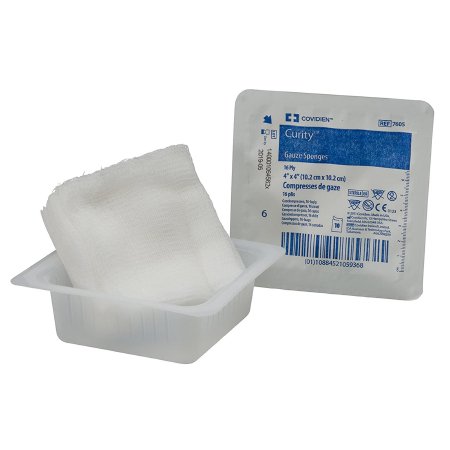 Curity - USP Type VII Gauze Sponge Gauze 16-Ply 4 X 4 Inch Square Sterile - 7605-