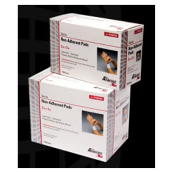 National Distribution & Contra Pad Proadvantage Cotton 3X4" Sterile Non-Adherent Highly Absorbent Lf 1200/Ca - P150160