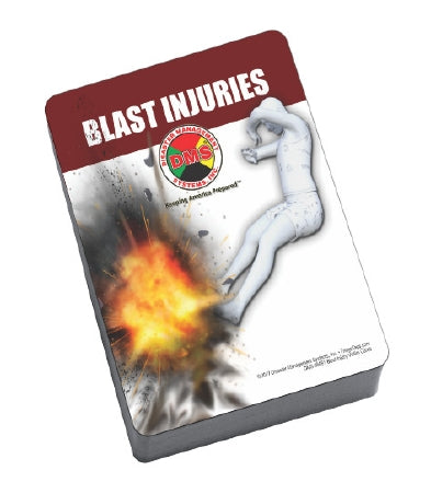 Disaster Management Systems Card Deck, Blast Injuries - DMS-06081