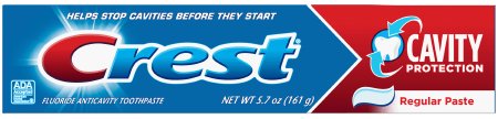 The Palm Tree Group Toothpaste, Crest Cavity Reg Paste 5.7Oz (24/Cs) - 10037000512063