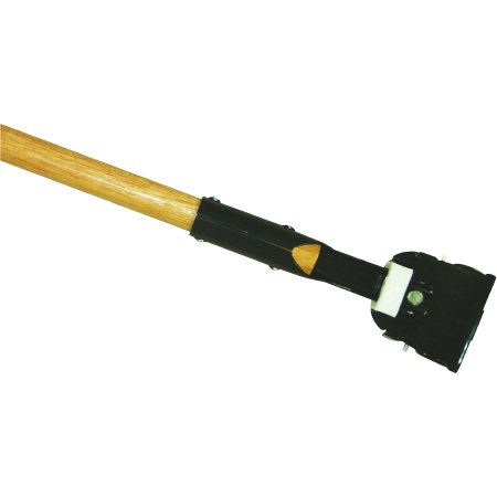 ABCO - Dust Mop Handle 65 Inch Length Wood Tan Clip On Connection - Rj Schinner Co - 01406-NB-EA