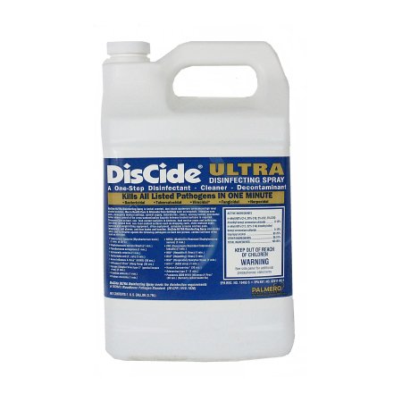 DisCide Ultra - Surface Disinfectant Cleaner Quaternary Based Manual Pour Liquid 1 gal. Jug Herbal Scent NonSterile - 3565G