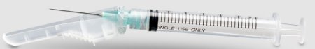 McKesson Prevent - Syringe with Hypodermic Needle 3 mL 25 Gauge 1 Inch Ultra Thin Wall Hinged Safety Needle - McKesson - 102-SN3C251S3