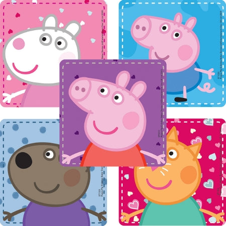 Smilemakers  100 Per Unit Peppa Pig Sticker 2.5 Inch - ST1331B