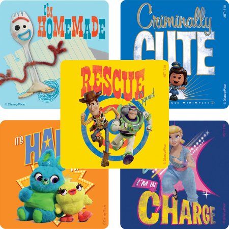 Smilemakers  100 Per Unit Toy Story Sticker 2.5 Inch - ST1710R