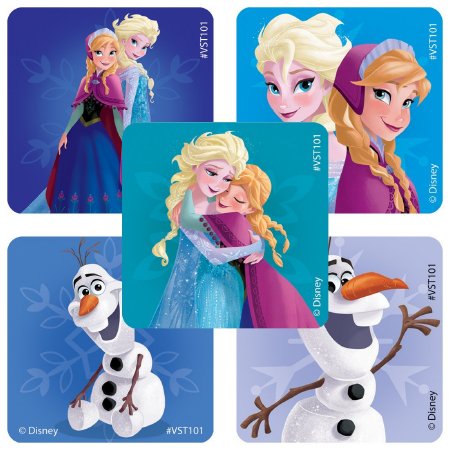Smilemakers Valuestickers 250 Per Unit Frozen Sticker 1.625 Inch - VST101R