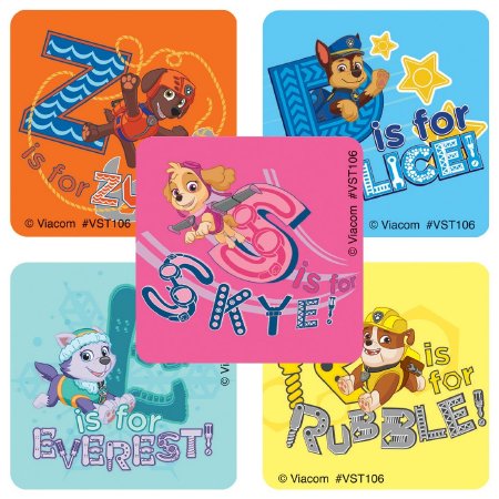 Smilemakers Valuestickers 250 Per Unit Paw Patrol Sticker 1.625 Inch - VST106R