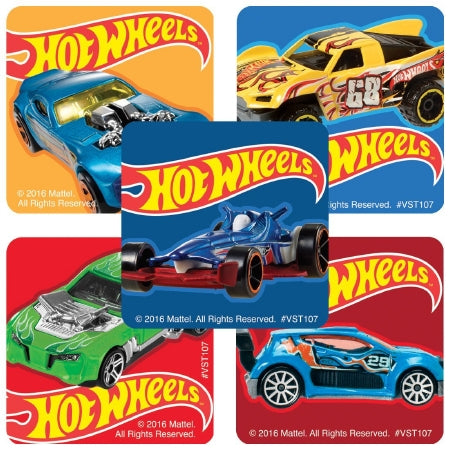 Smilemakers Valuestickers 250 Per Unit Classic Hot Wheels Sticker 1.625 Inch - VST107R