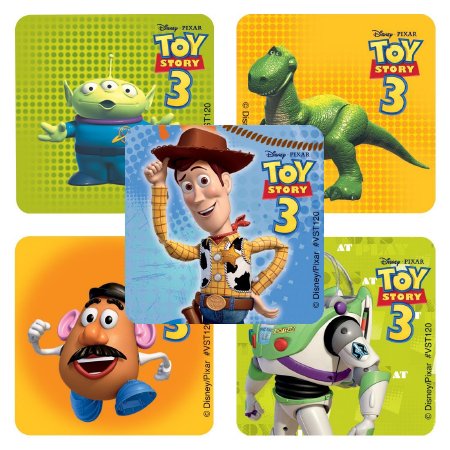 Smilemakers Valuestickers 250 Per Unit Toy Story Sticker 1.625 Inch - VST120R