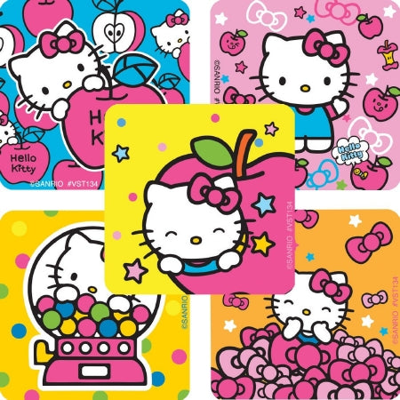 Smilemakers Valuestickers 250 Per Unit Hello Kitty Sticker 1.625 Inch - VST134R