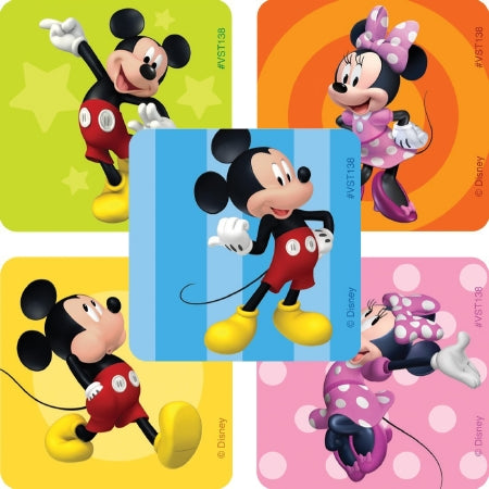 Smilemakers Valuestickers 250 Per Unit Minnie Mouse Sticker 1.625 Inch - VST138P
